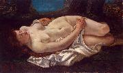 Gustave Courbet Reclining Woman oil